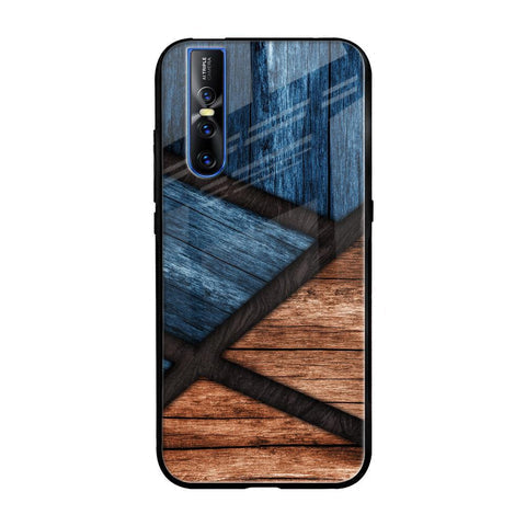 Wooden Tiles Glossy Case for Vivo V15 Pro