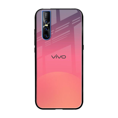 Sunset Orange Glossy Case for Vivo V15 Pro
