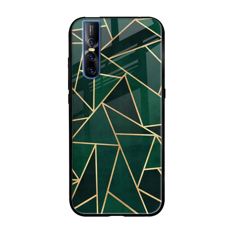 Abstract Green Glossy Case For Vivo V15 Pro