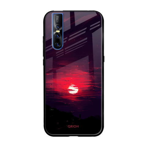Morning Red Sky Glossy Case For Vivo V15 Pro