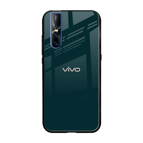 Hunter Green Glossy Case For Vivo V15 Pro