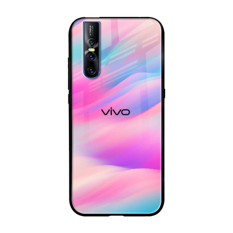 Colorful Waves Glossy case for Vivo V15 Pro