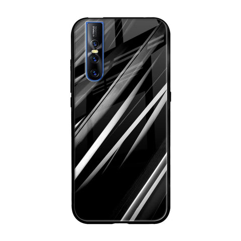 Black & Grey Gradient Glossy Case For Vivo V15 Pro