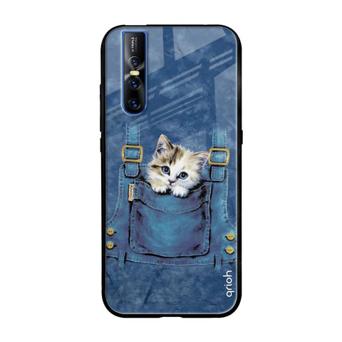 Kitty In Pocket Glossy Case For Vivo V15 Pro