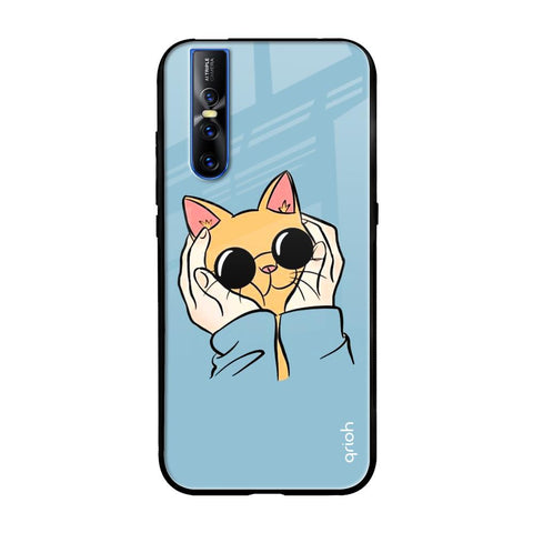 Adorable Cute Kitty Glossy Case For Vivo V15 Pro
