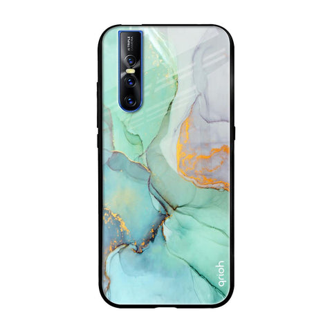 Green Marble Glossy case for Vivo V15 Pro