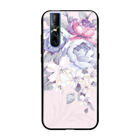 Elegant Floral Glossy case for Vivo V15 Pro