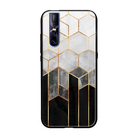 Tricolor Pattern Glossy Case for Vivo V15 Pro