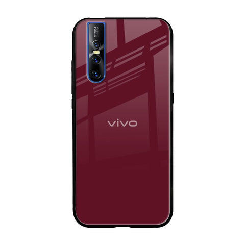 Classic Burgundy Glossy Case for Vivo V15 Pro