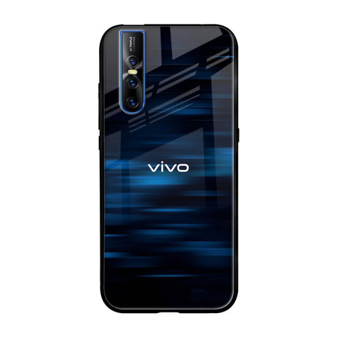 Blue Rough Abstract Glossy Case for Vivo V15 Pro