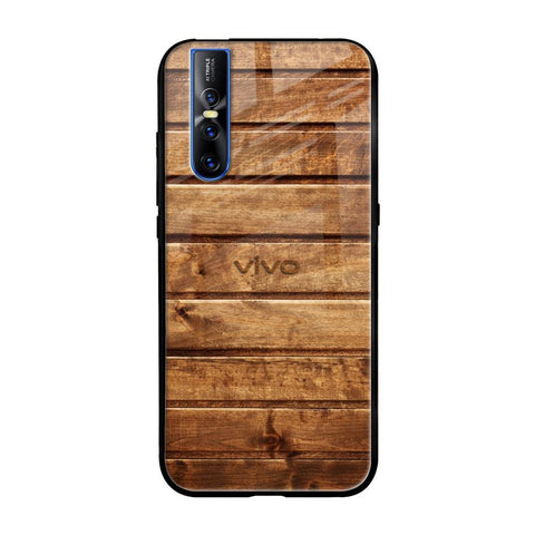 Wooden Planks Glossy Case for Vivo V15 Pro