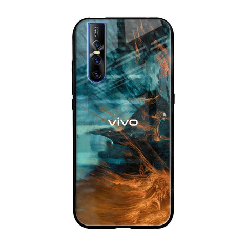 Golden Splash Glossy Case for Vivo V15 Pro