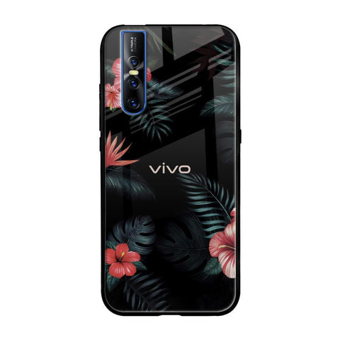 Tropical Art Flower Glossy Case for Vivo V15 Pro