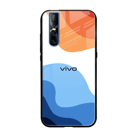 Wavy Color Pattern Glossy Case for Vivo V15 Pro