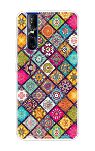 Multicolor Mandala Soft Cover for Vivo V15 Pro
