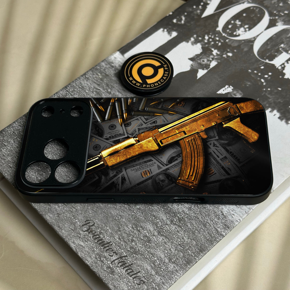 Iphone 18 Pro Max - Dollar Design 6 - Premium Metal Printed Soft Bumper Shock Proof Case