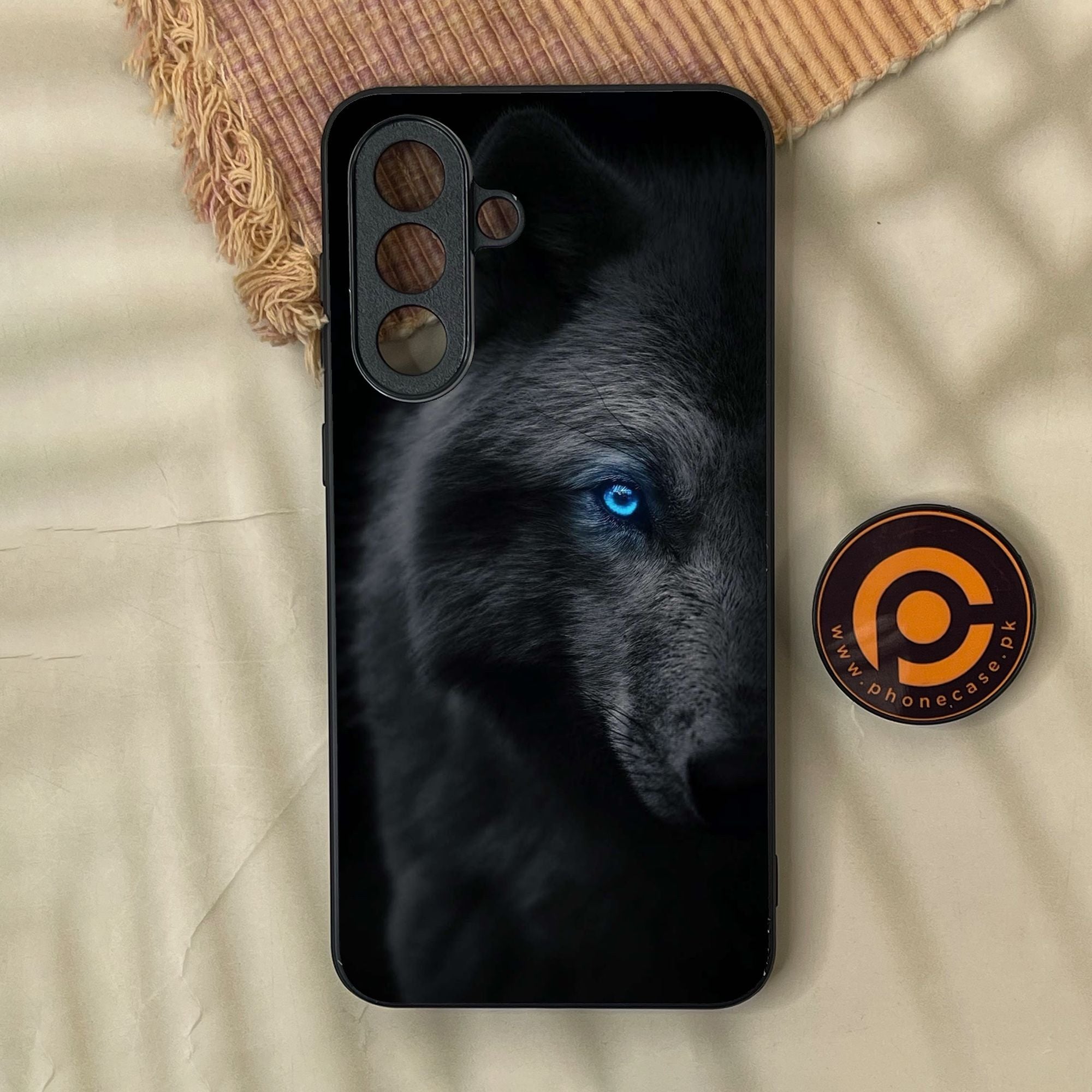 Samsung Galaxy A57 - Wolf Design 9 - Premium Metal Printed Soft Bumper Shock Proof Case
