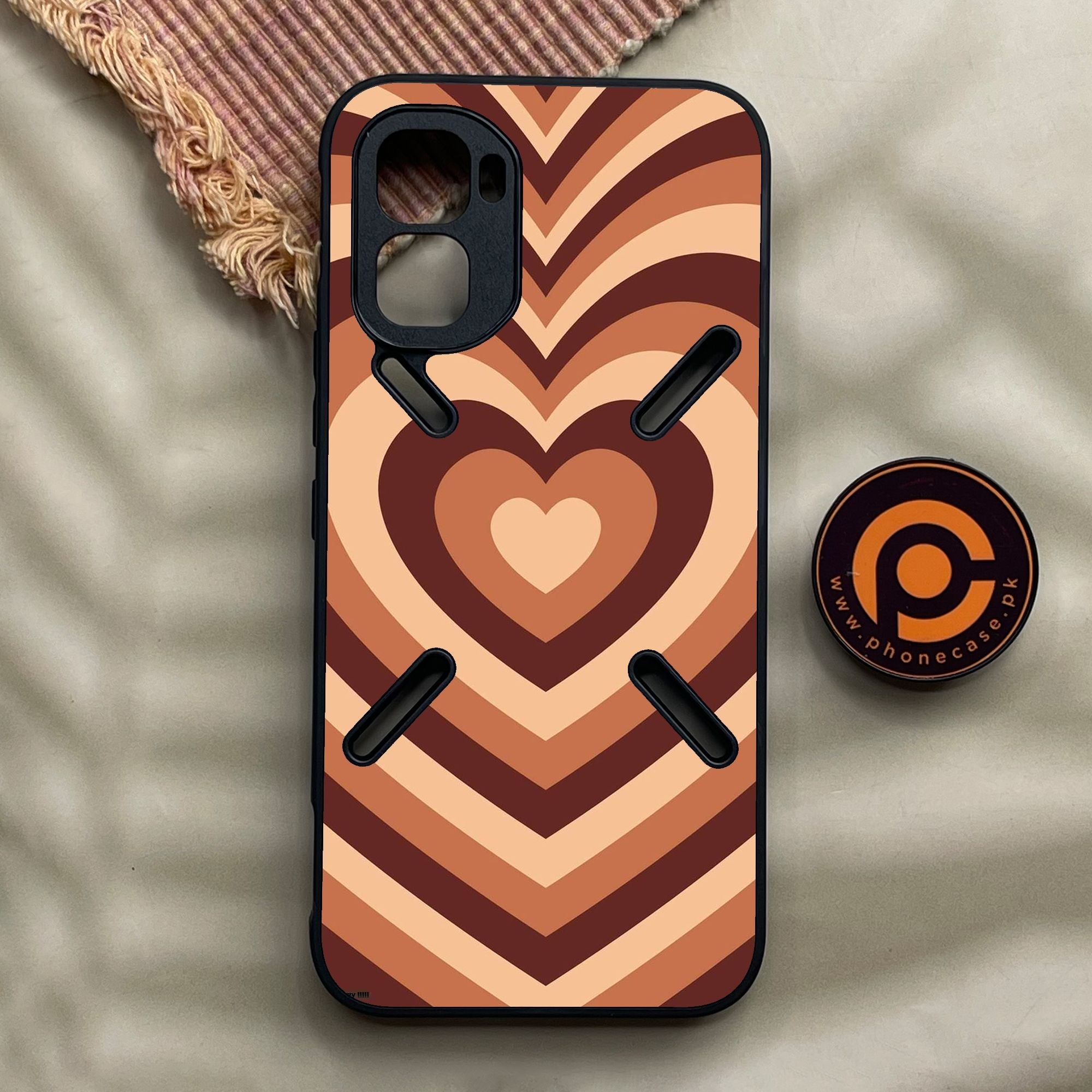 Infinix GT 50 Pro - Heartbeat Design 2 - Premium Metal Printed Soft Bumper Shock Proof Case