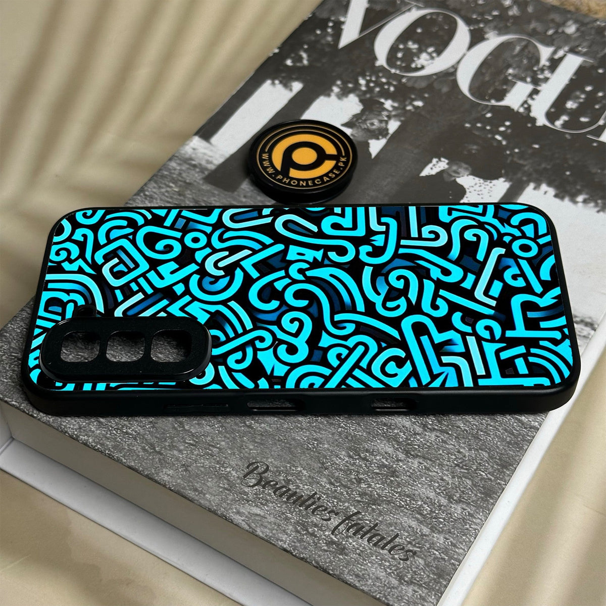 Infinix Hot 70 - Doodle Design - Premium Metal Printed Soft Bumper Shock Proof Case