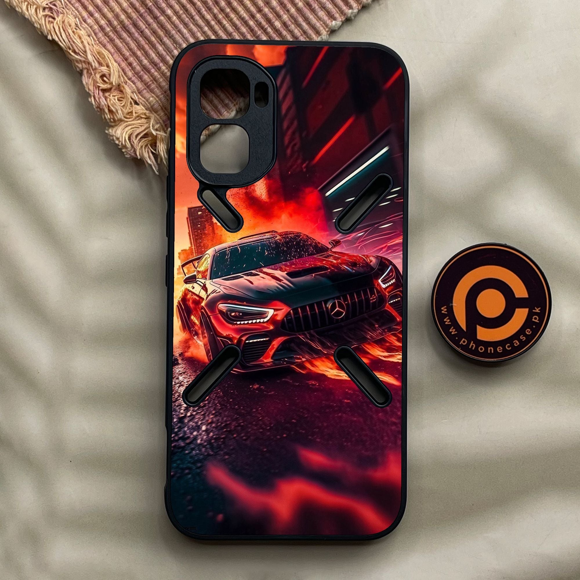 Infinix GT 50 Pro - Racing Series 2.0 Design 8 - Premium Metal Printed Soft Bumper Shock Proof Case