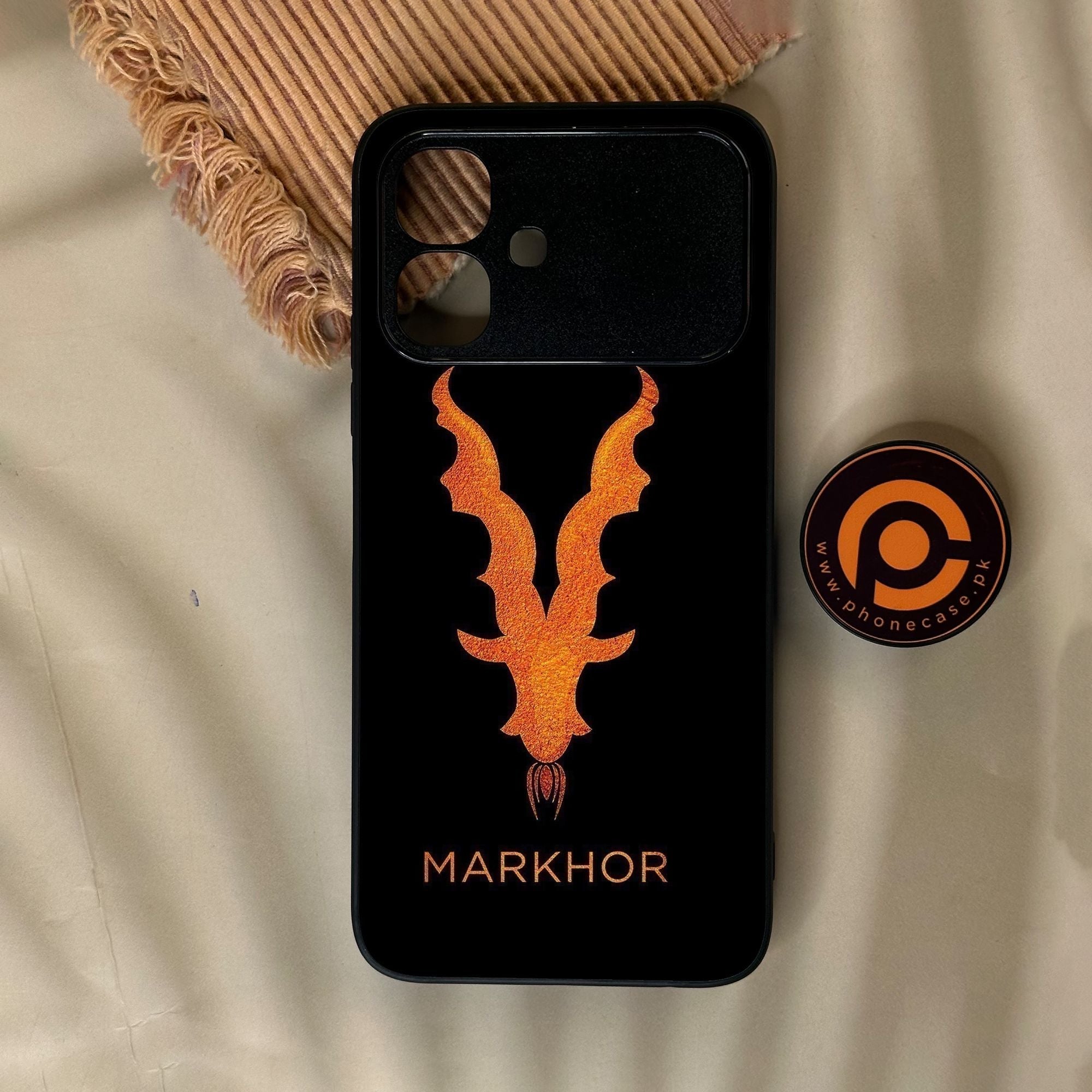 Infinix Smart 20 - Markhor Design 12 - Premium Metal Printed Soft Bumper Shock Proof Case