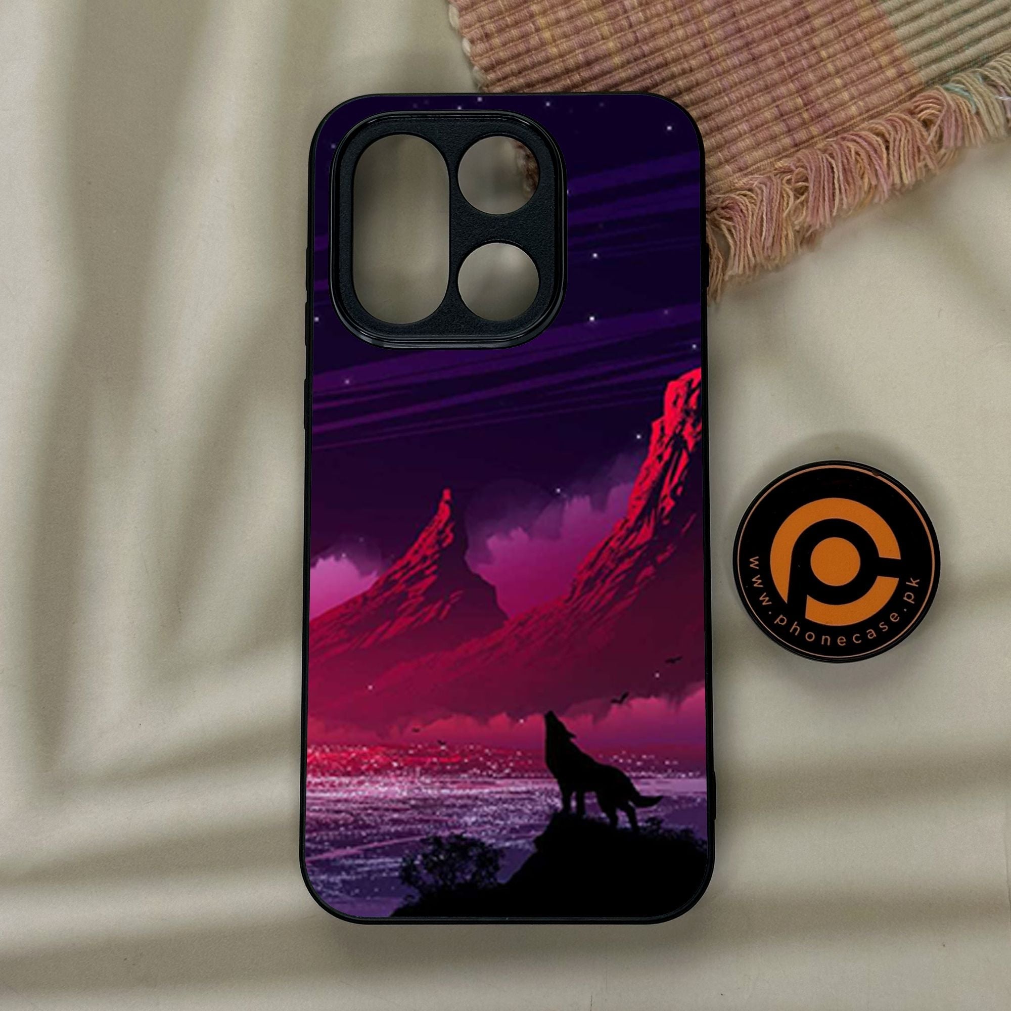 OnePlus 15 - Wolf Design 7 - Premium Metal Printed Soft Bumper Shock Proof Case