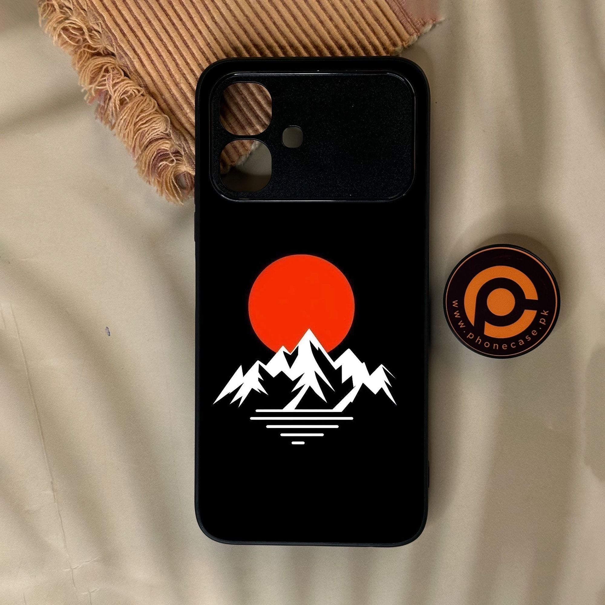 Infinix Smart 20 - Minimalistic Design 2 - Premium Metal Printed Soft Bumper Shock Proof Case