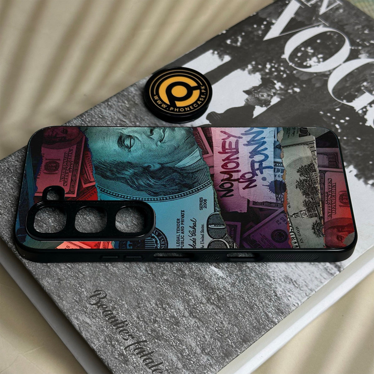Infinix Hot 70 Pro - Dollar Design 8 - Premium Metal Printed Soft Bumper Shock Proof Case