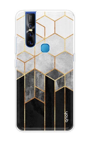 Hexagonal Pattern Soft Cover for Vivo V15