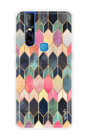 Shimmery Pattern Soft Cover for Vivo V15