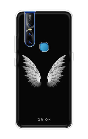 White Angel Wings Soft Cover for Vivo V15