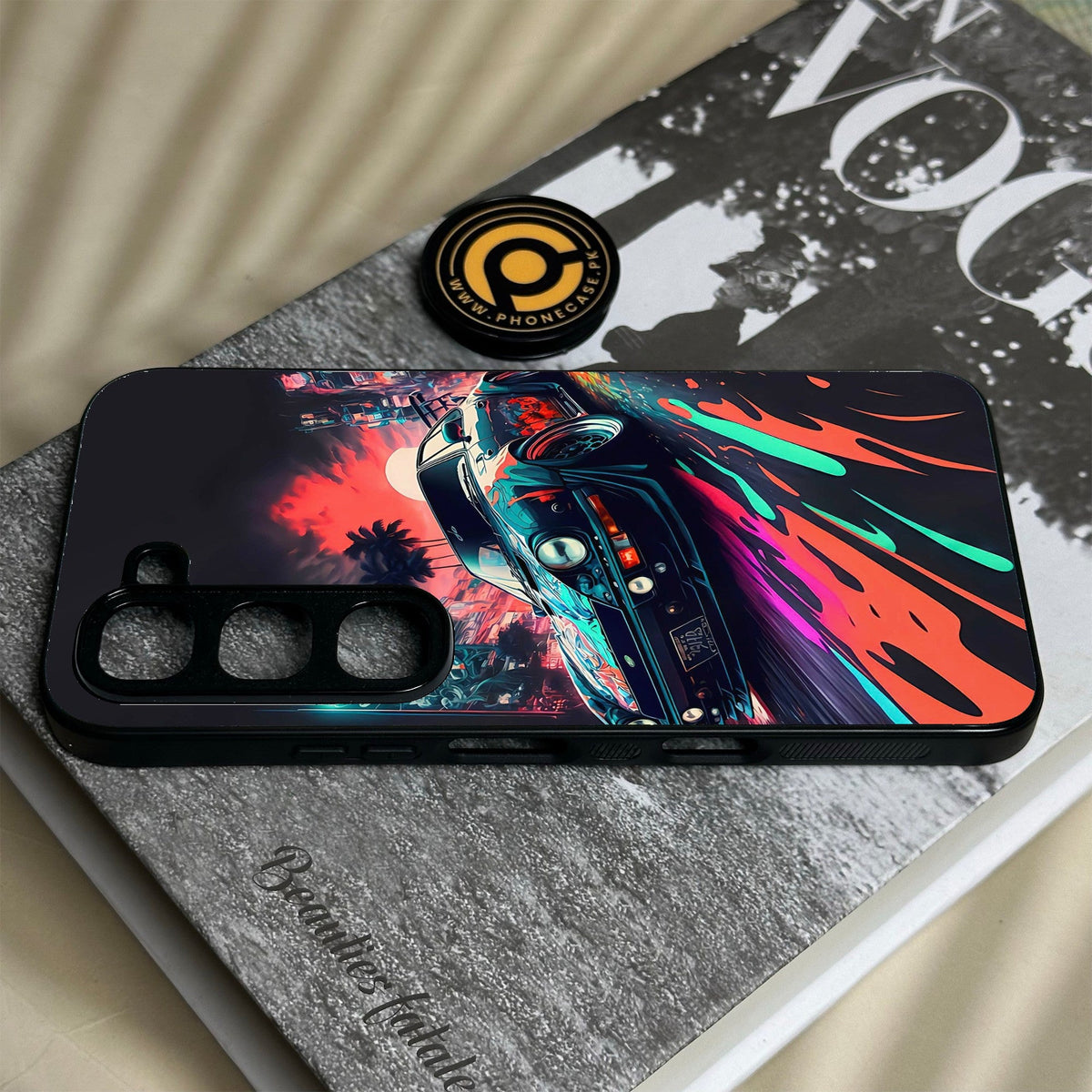 Infinix Hot 70 Pro - Racing Series 2.0 Design 7 - Premium Metal Printed Soft Bumper Shock Proof Case