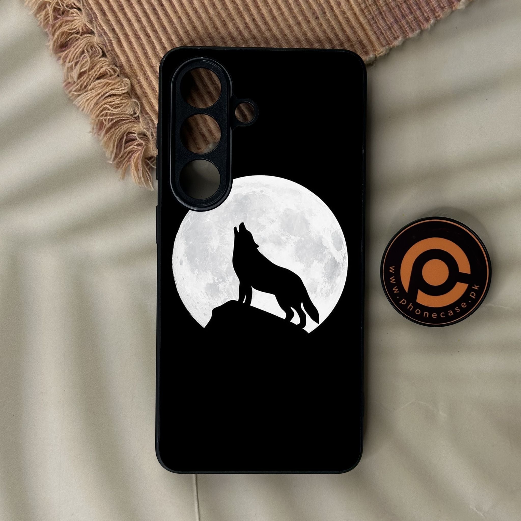 Galaxy S26 - Wolf Design 3 - Premium Metal Printed Soft Bumper Shock Proof Case