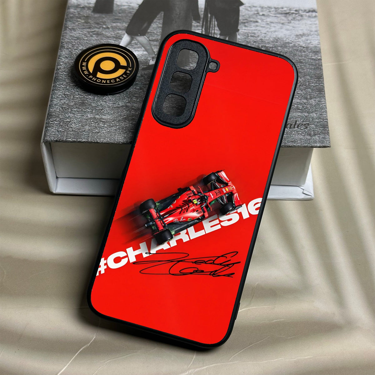 Infinix Hot 70 - Formula 1 Design 2 - Premium Metal Printed Soft Bumper Shock Proof Case
