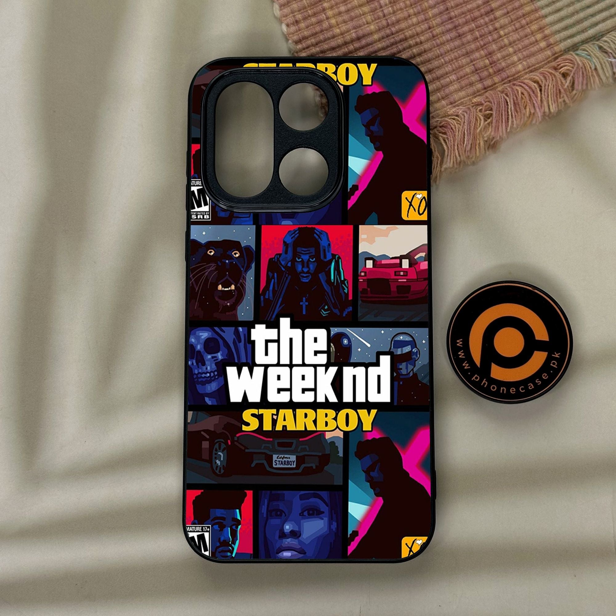 OnePlus 15 - The Weeknd Star Boy - Premium Metal Printed Soft Bumper Shock Proof Case