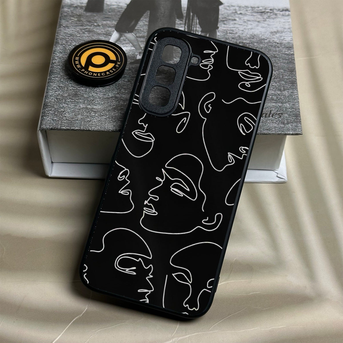 Infinix Hot 70 - Girls Design 9 - Premium Metal Printed Soft Bumper Shock Proof Case