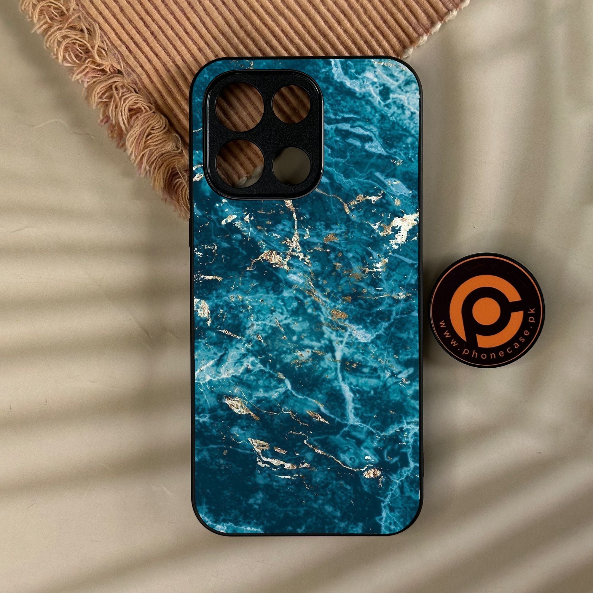 OnePlus Turbo 6 - Blue 2.0 Design 8 - Premium Metal Printed Soft Bumper Shock Proof Case
