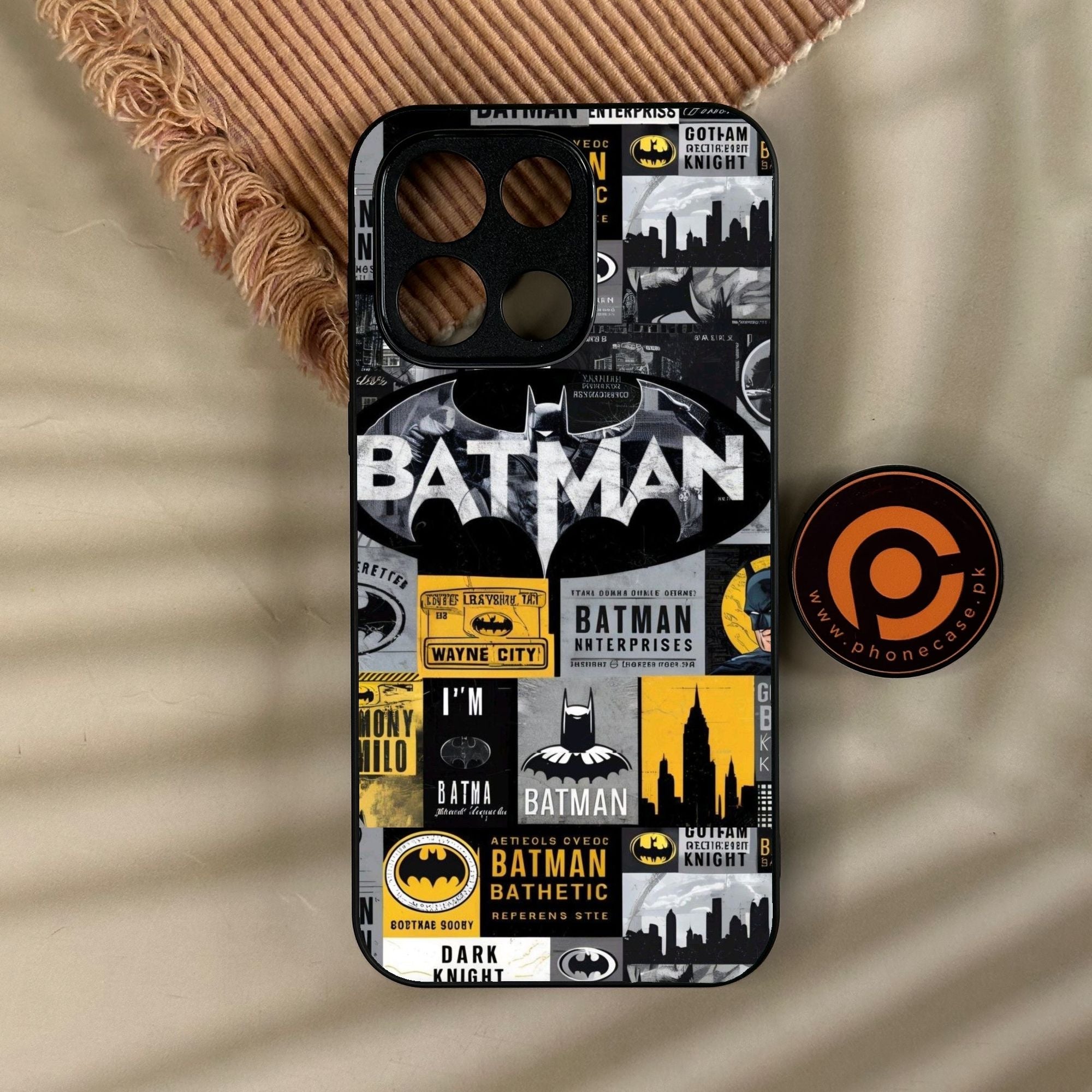 OnePlus Turbo 6 - The Gotham Collage - Premium Metal Printed Soft Bumper Shock Proof Case