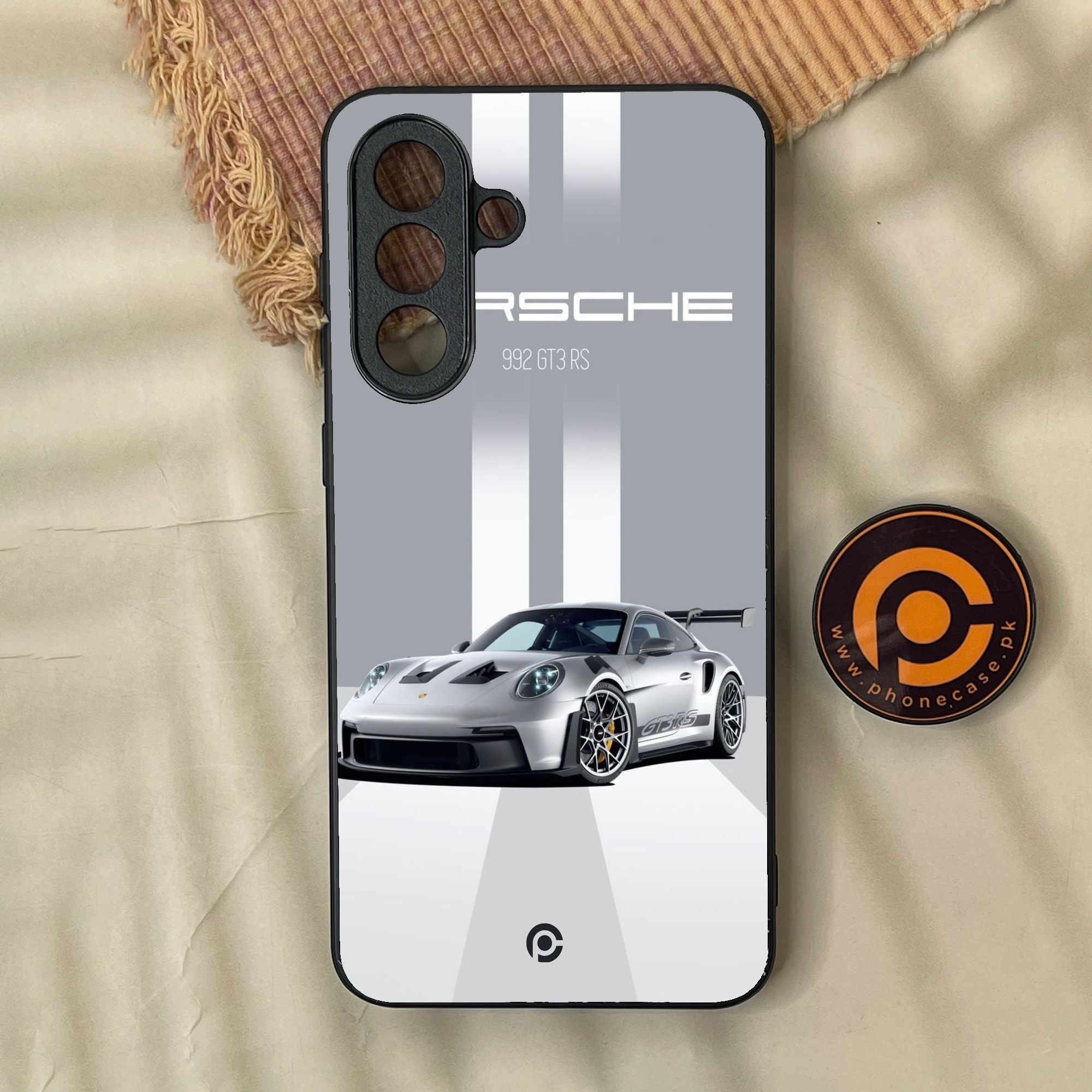 Samsung Galaxy A57 - Porsche Gt3 Rs Thrill - Premium Metal Printed Soft Bumper Shock Proof Case