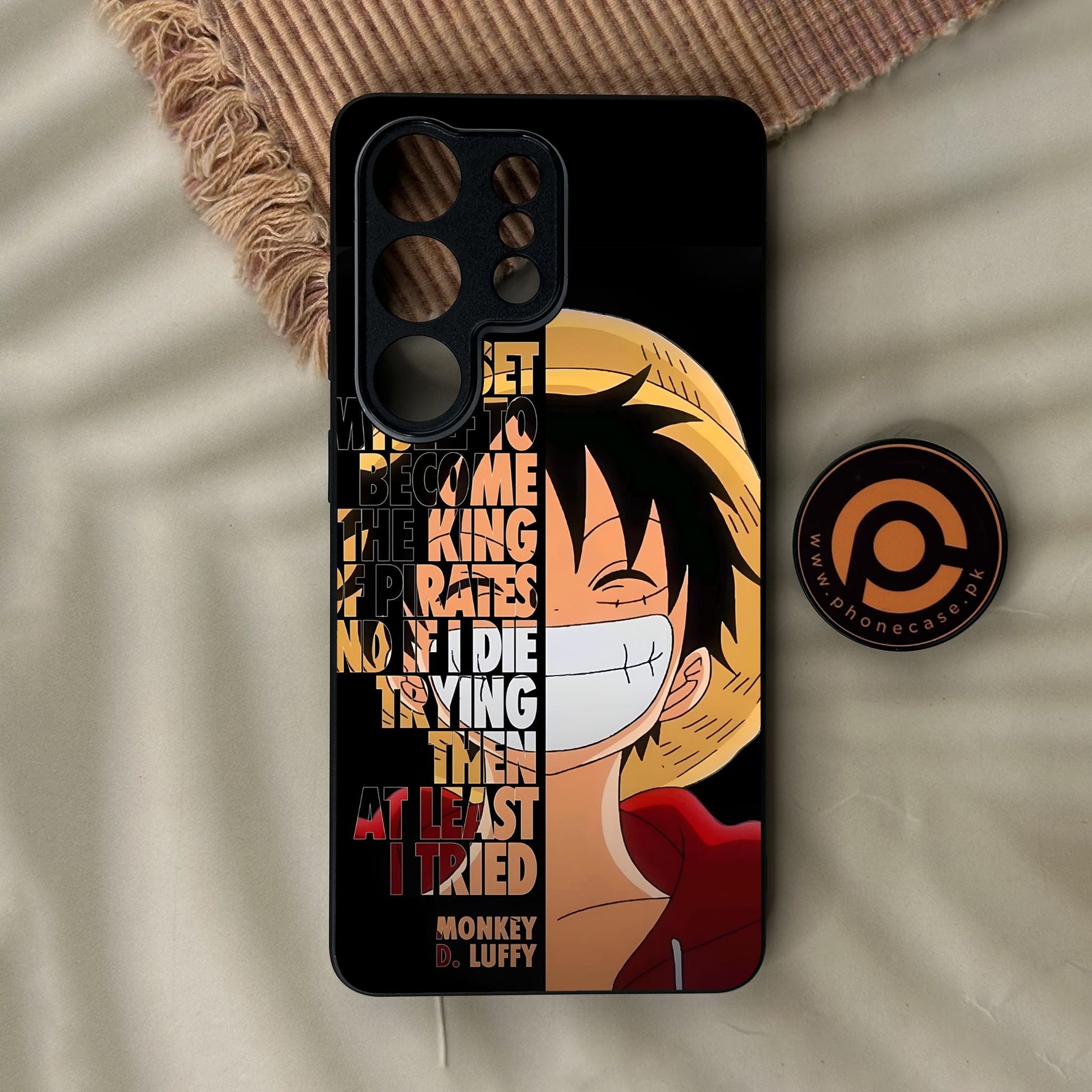 Galaxy S26 Ultra - Anime - Premium Metal Printed Soft Bumper Shock Proof Case