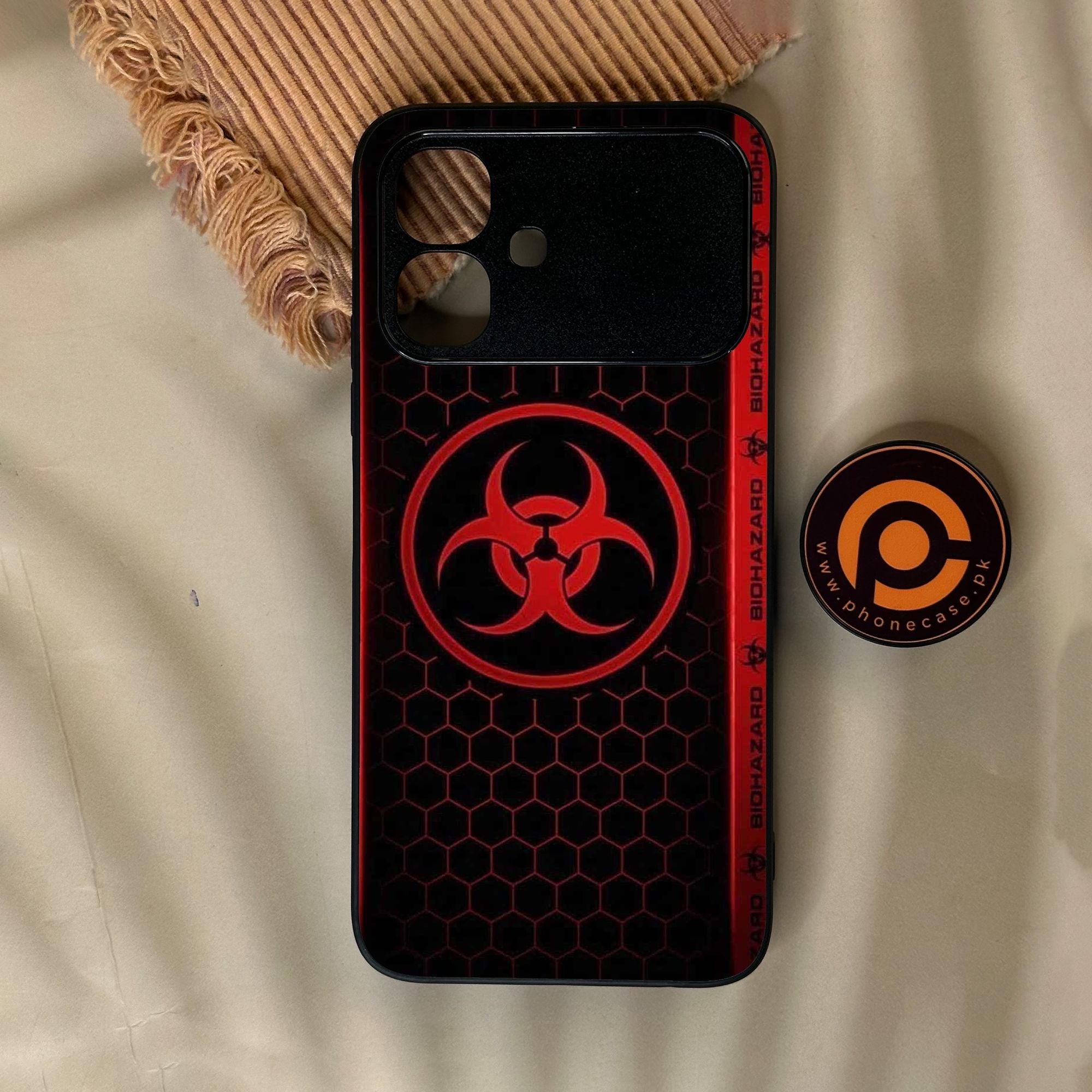 Infinix Smart 20 - Biohazard Design 5 - Premium Metal Printed Soft Bumper Shock Proof Case