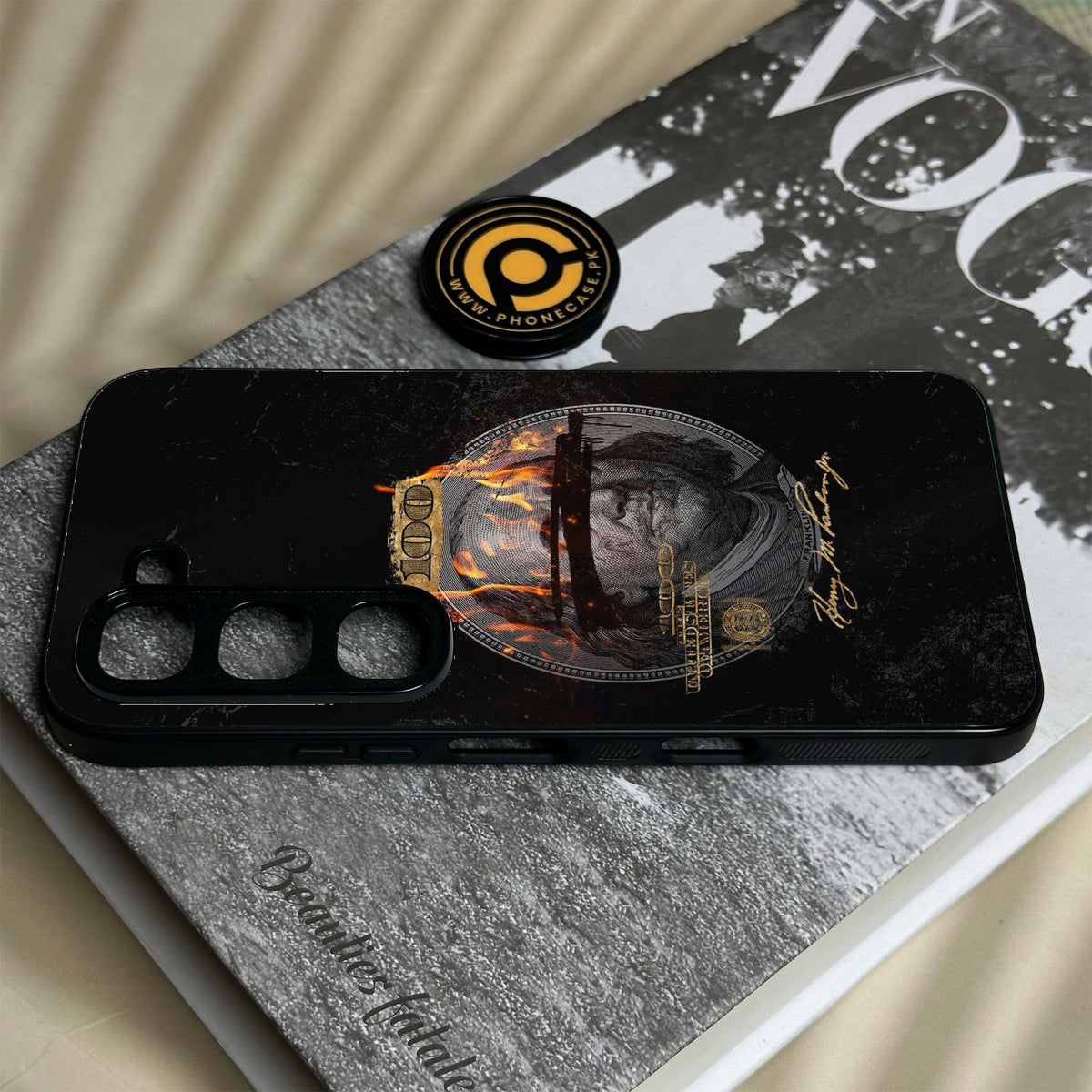 Infinix Hot 70 Pro - Dollar Design 10 - Premium Metal Printed Soft Bumper Shock Proof Case