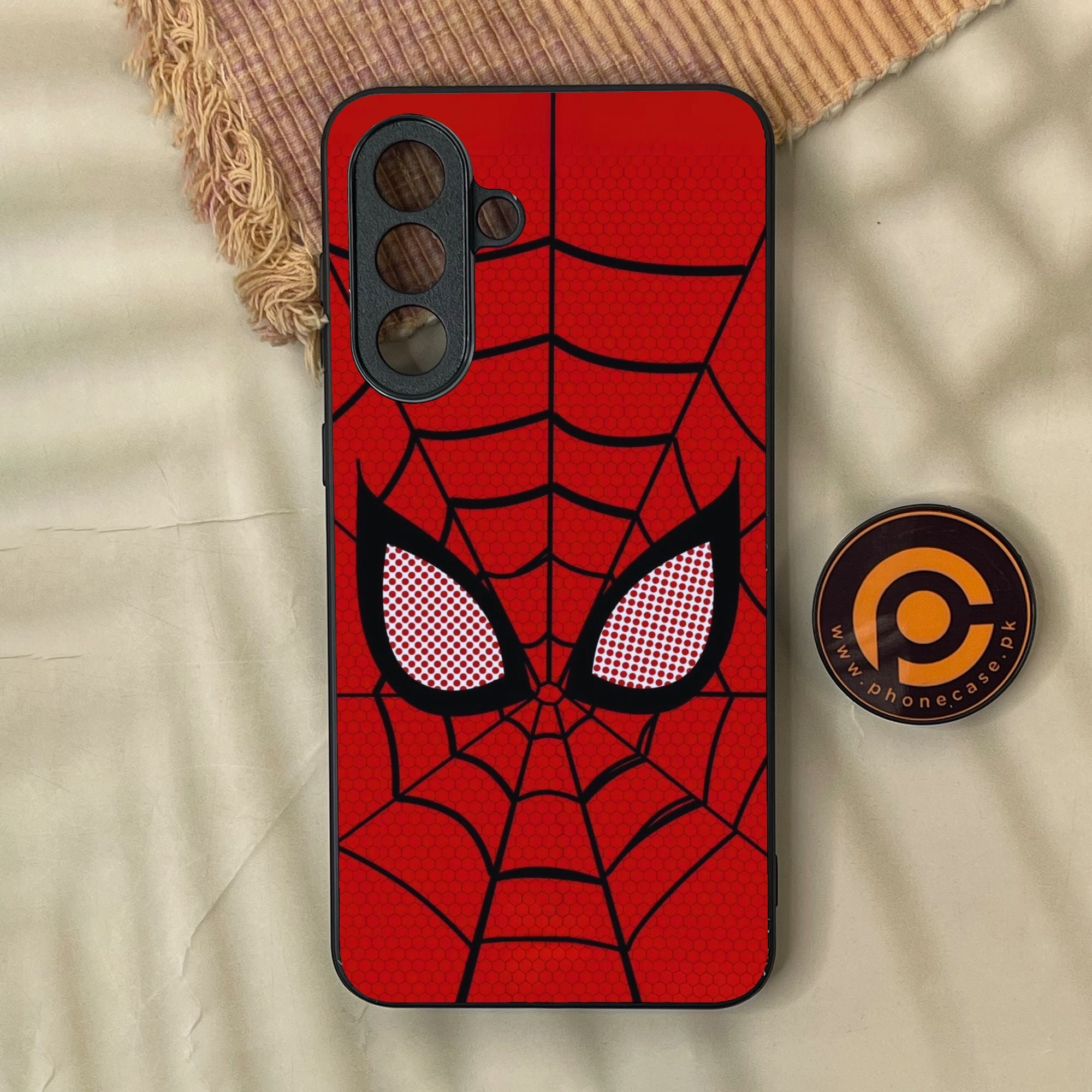Samsung Galaxy A37 - Web Of Heroism - Premium Metal Printed Soft Bumper Shock Proof Case