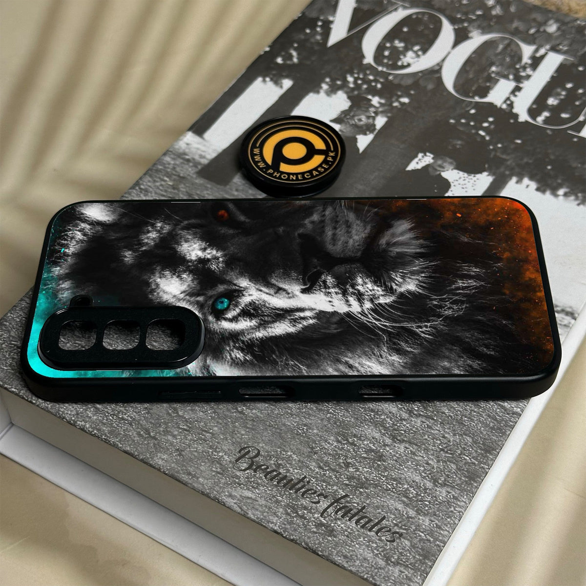 Infinix Hot 70 - Tiger Design 3 - Premium Metal Printed Soft Bumper Shock Proof Case