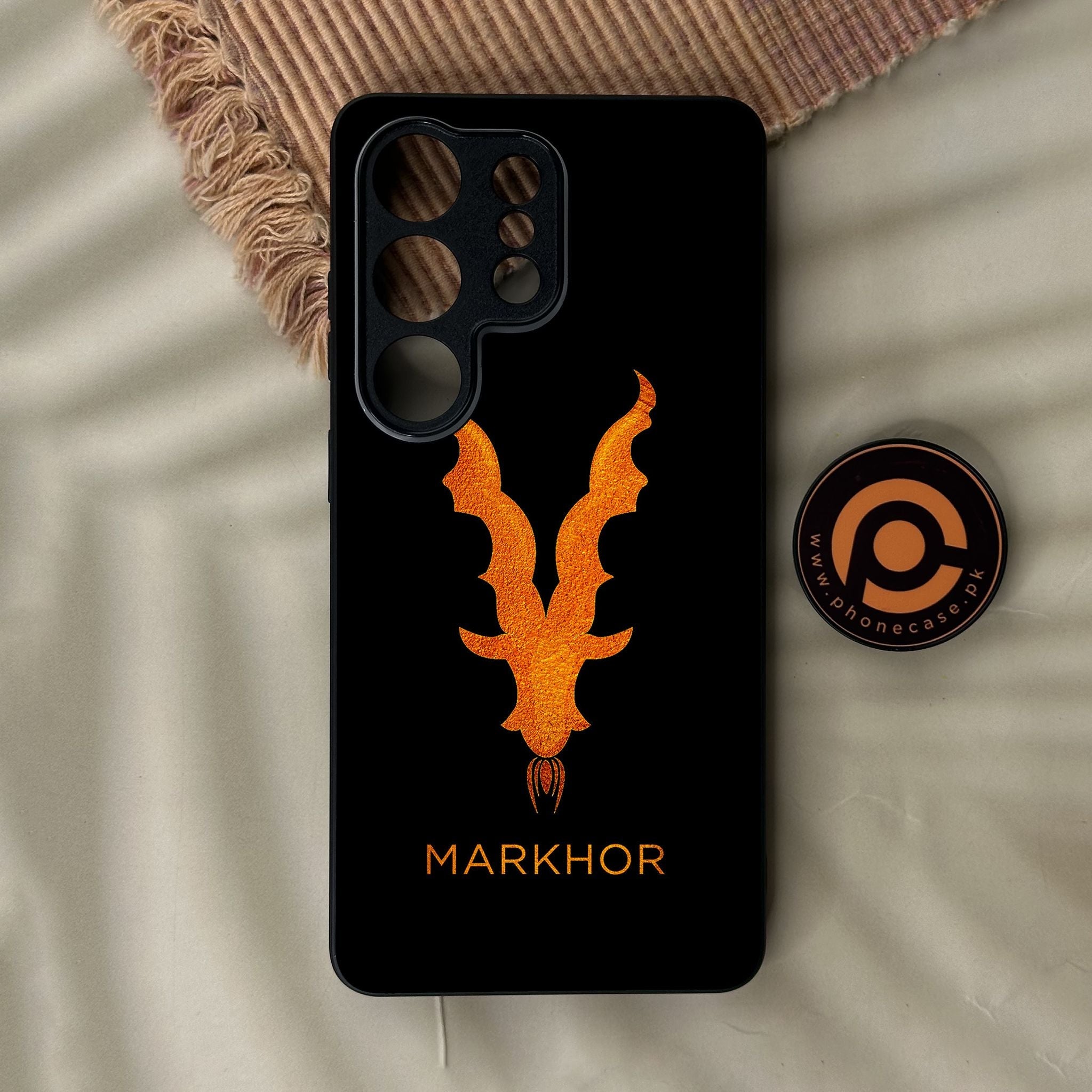 Galaxy S26 Ultra - Markhor Design 12 - Premium Metal Printed Soft Bumper Shock Proof Case