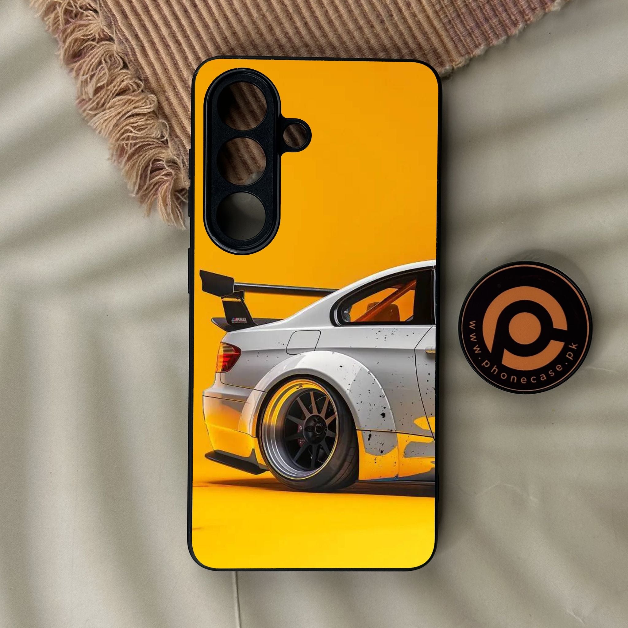 Galaxy S26 - M3 Gt2 Racing Car - Premium Metal Printed Soft Bumper Shock Proof Case