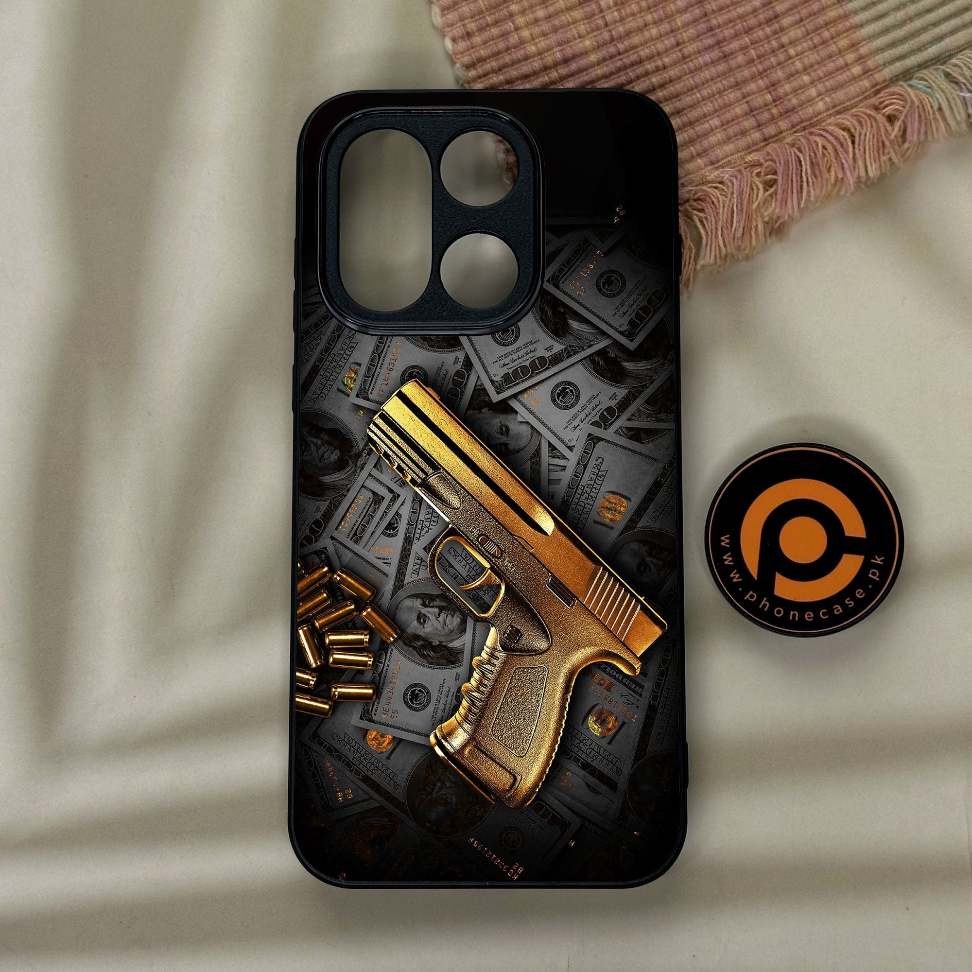 OnePlus 15 - Dollar Design 7 - Premium Metal Printed Soft Bumper Shock Proof Case