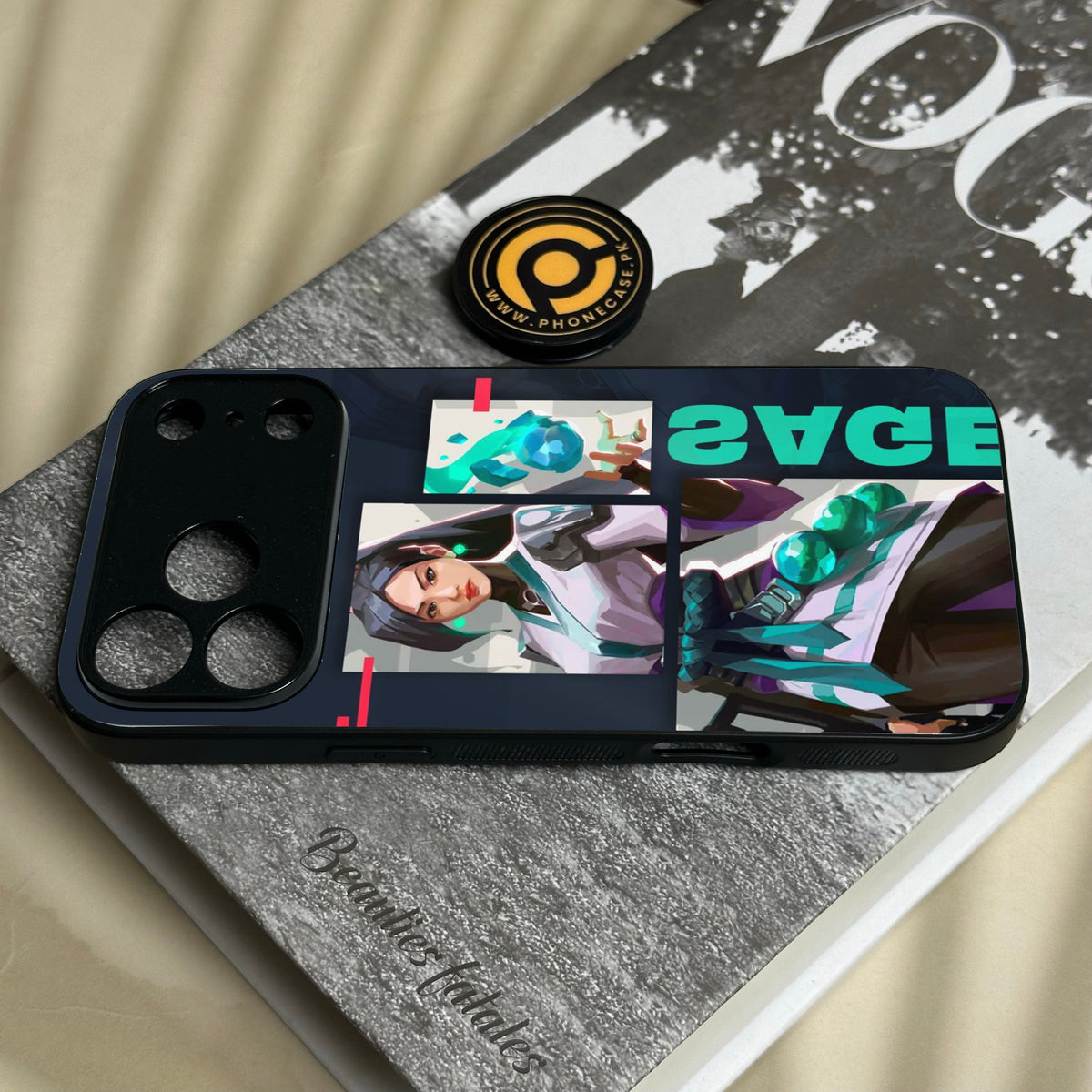 Iphone 18 Pro Max - Battle-ready Design 1 - Premium Metal Printed Soft Bumper Shock Proof Case