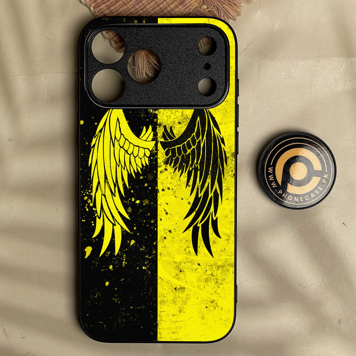 Iphone 18 Pro - Angel 2.0 Design 1 - Premium Metal Printed Soft Bumper Shock Proof Case