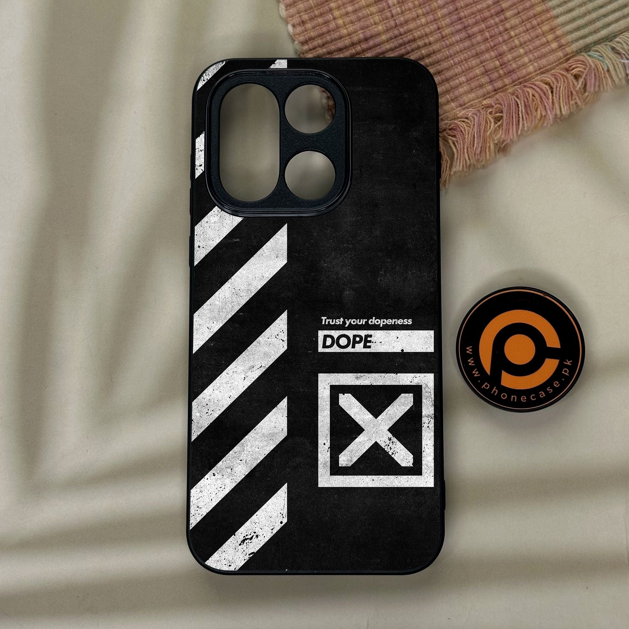 OnePlus 15 - Trust Your Dopeness - Premium Metal Printed Soft Bumper Shock Proof Case